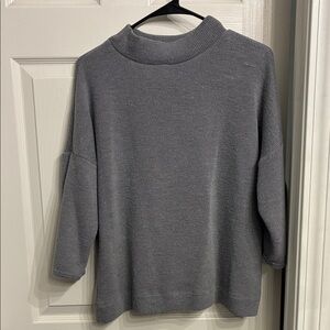 Carly Jean Los Angeles Charcoal Turtleneck Sweater